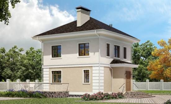 090-003-Л Проект двухэтажного дома, красивый дом из керамзитобетонных блоков Липецк | Проекты домов от House Expert