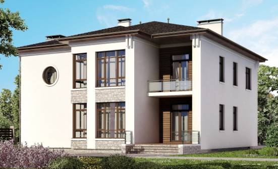 300-005-П Проект двухэтажного дома, большой дом из кирпича Липецк | Проекты домов от House Expert
