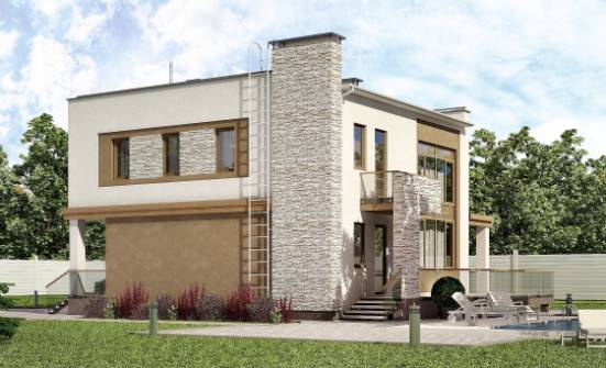 185-001-П Проект двухэтажного дома, просторный домик из поризованных блоков Липецк | Проекты домов от House Expert