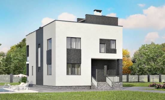 225-001-П Проект двухэтажного дома, средний дом из газобетона Липецк | Проекты домов от House Expert
