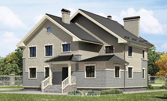 300-004-П Проект двухэтажного дома, уютный коттедж из пеноблока Липецк | Проекты домов от House Expert