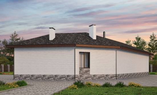 145-001-Л Проект бани из пеноблока Елец | Проекты одноэтажных домов от House Expert