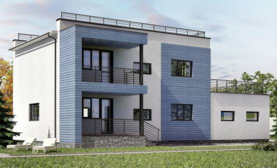180-012-Л Проект двухэтажного дома, гараж, просторный домик из кирпича Липецк | Проекты домов от House Expert