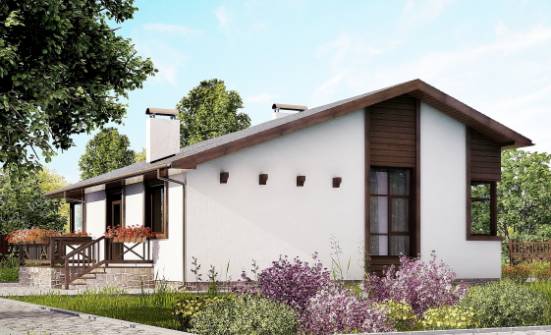 110-003-П Проект одноэтажного дома, небольшой коттедж из арболита Елец | Проекты домов от House Expert