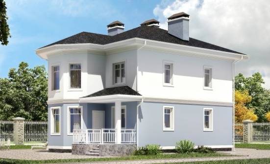 120-001-П Проект двухэтажного дома, бюджетный домик из газосиликатных блоков Елец | Проекты домов от House Expert