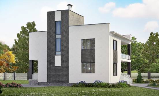 225-001-П Проект двухэтажного дома, средний дом из газобетона Липецк | Проекты домов от House Expert
