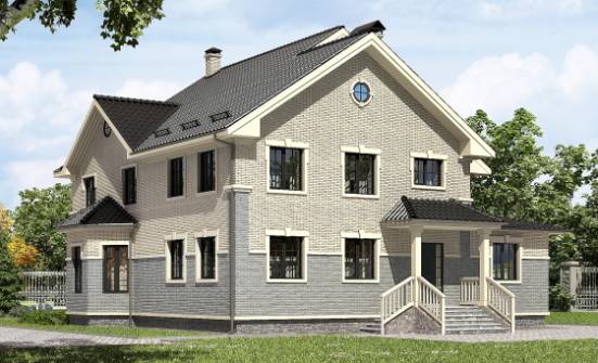 300-004-П Проект двухэтажного дома, уютный коттедж из пеноблока Липецк | Проекты домов от House Expert