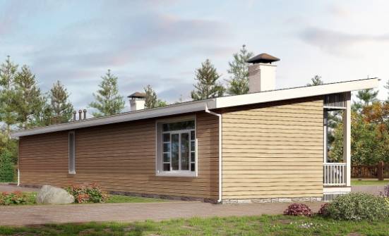 110-004-Л Проект бани из кирпича Липецк | Проекты одноэтажных домов от House Expert