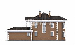150-006-П Проект двухэтажного дома и гаражом, красивый коттедж из газосиликатных блоков Липецк, House Expert