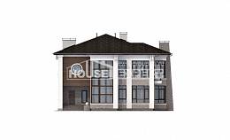 300-005-П Проект двухэтажного дома, классический загородный дом из кирпича Липецк, House Expert