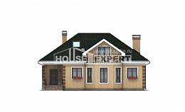 150-013-Л Проект двухэтажного дома с мансардой, классический загородный дом из кирпича Елец, House Expert