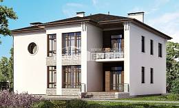 300-005-П Проект двухэтажного дома, уютный загородный дом из кирпича Липецк, House Expert