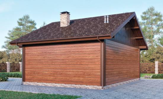 065-001-П Проект бани из керамзитобетонных блоков Липецк | Проекты домов от House Expert