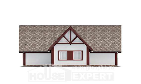 145-002-Л Проект гаража из поризованных блоков Елец, House Expert