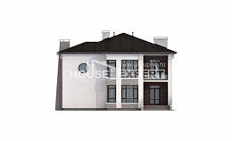 300-005-П Проект двухэтажного дома, классический домик из кирпича Елец, House Expert