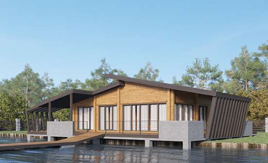 100-007-П Проект бани из дерева Липецк | Проекты одноэтажных домов от House Expert