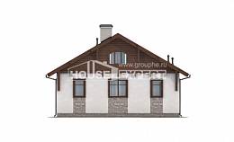 080-002-Л Проект одноэтажного дома, доступный дом из твинблока Елец, House Expert