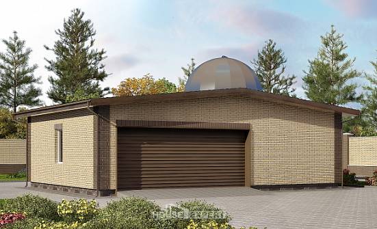 075-001-Л Проект гаража из кирпича Липецк | Проекты домов от House Expert