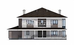 275-002-П Проект двухэтажного дома, гараж, красивый коттедж из кирпича Липецк, House Expert